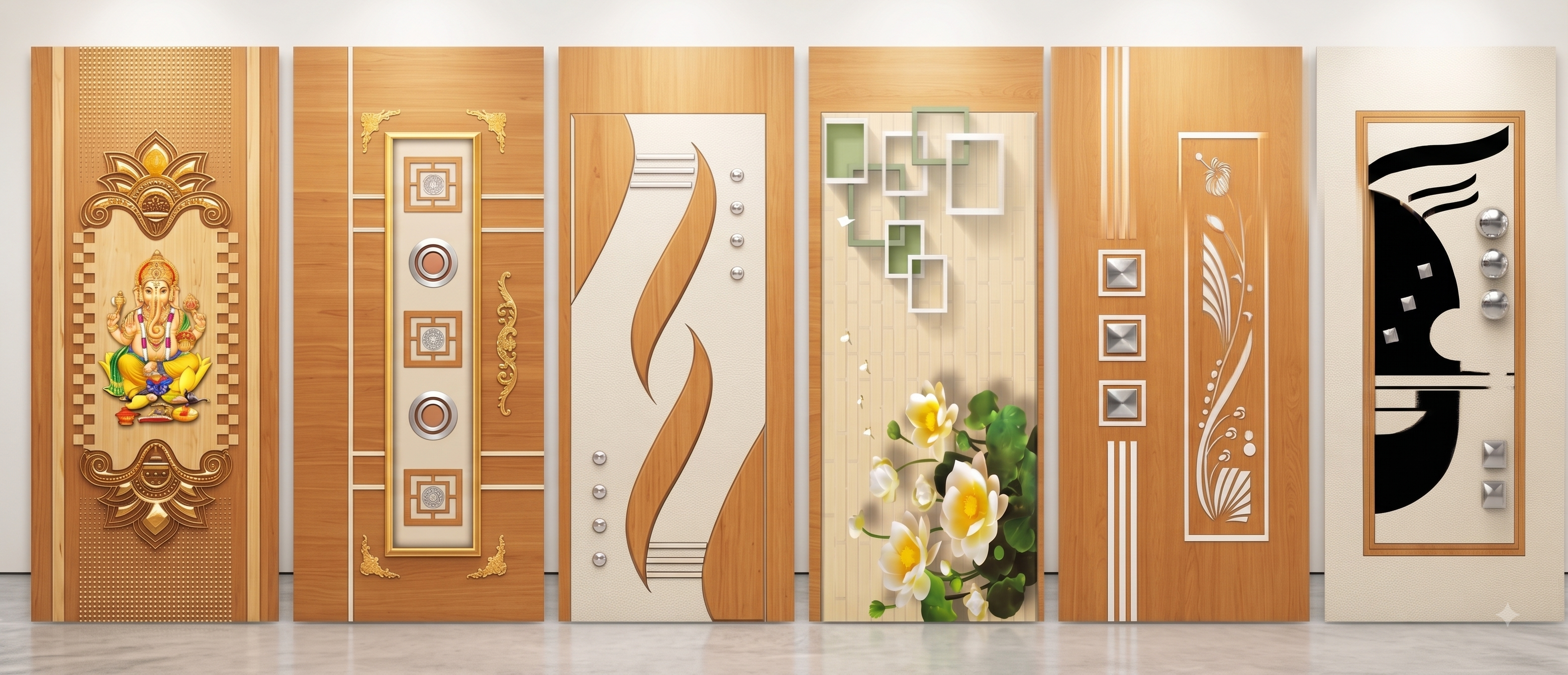 Stylish laminated PLY door